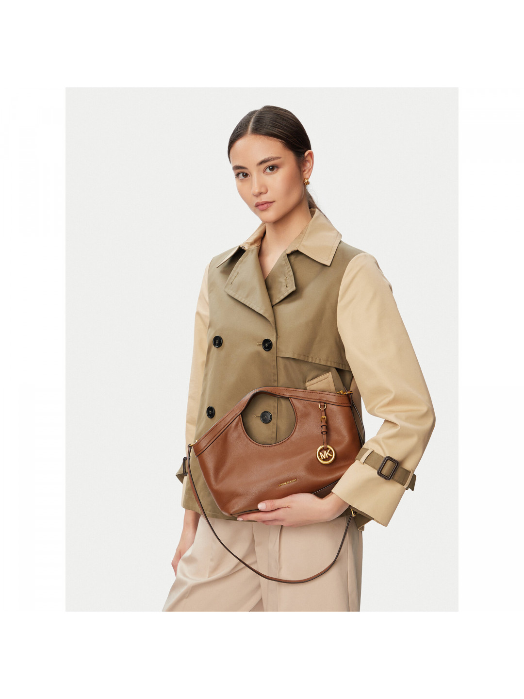 Kabelka MICHAEL Michael Kors 32T6AX6C2L Hnědá